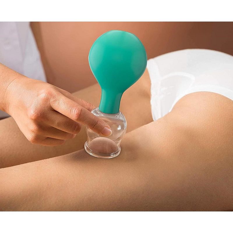 PURAVA Cupping Therapy Set with Suction Ball - Set of 5, 3 of 4