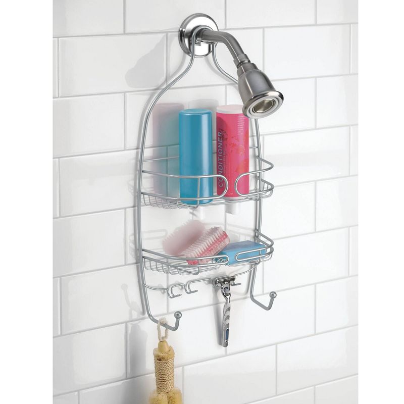 iDESIGN Neo Shower Caddy Silver, 4 of 7