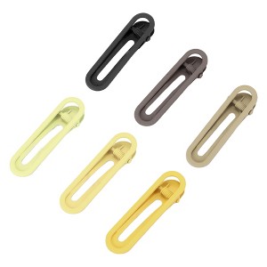 Unique Bargains Women's Classic Fashion Hair Clips 6 Pcs - 1 of 3