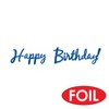 Foil Happy Birthday Streamer, 9" x 5', Pack of 2 - 4 of 4