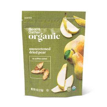 Organic Dried Unsweetened Pear Snacks - 4oz - Good & Gather™