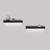 AZL1 Life Concept Decorative Bookshelf Wall Floating Shelves Decor Storage Shelf Wall Mounted Shelf Storage Hanging Shelf, Black, 15.75"*3.94"*1.18" - 3 of 4