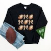 Simply Sage Market Coquette Football Chart Sweatshirt - 3 of 4