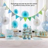 Dessie 9 Boy Baby Shower Card Games Activity Kit with Blue Party Supplies Decorations - 4 of 4