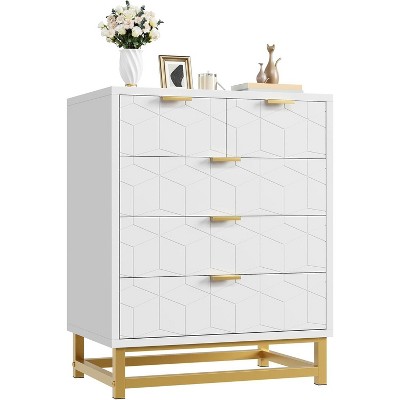7 Drawer Dresser for Bedroom, 53.5¡± Large Dresser with Metal Legs, Chest Organizer with Wide Storage,Chest of Drawers for Bedroom, Living Room