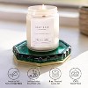 Craft & Kin Wood Wick, All-Natural Soy Aromatherapy Candle in Frosted Glass Jar  - 8 oz - 4 of 4