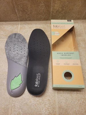 Target arch clearance support insoles