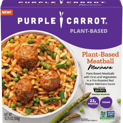 Purple Carrot Frozen Plant-Based Meatball Marinara - 10.75oz