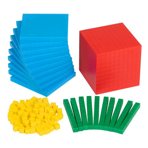 EAI Education Base Ten Thousand Cube: Yellow Plastic