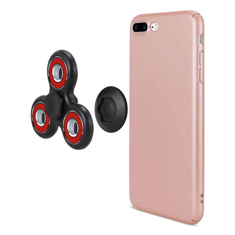 Reiko iPhone 8 Plus/ 7 Plus Case with Fidget Spinner Clip On in Rose Gold, 3 of 5