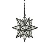 Claxy Moravian Star Pendant Light Chandelier Seeded Glass Black 13 Inches - 2 of 4