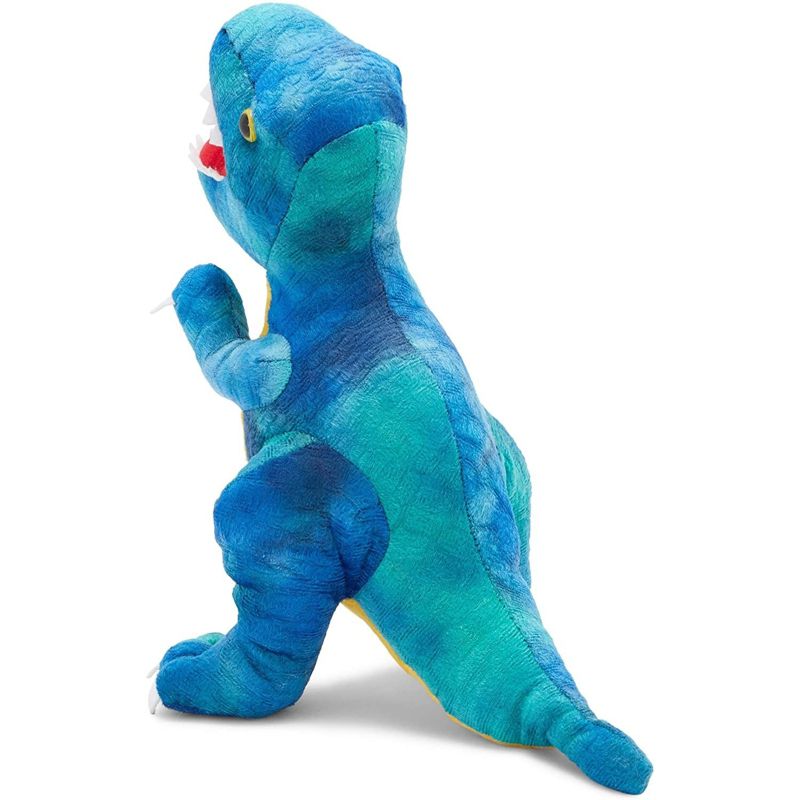 Blue Panda T-Rex Themed Plush Toy for Kids, Dinosaur Stuffed Animal Gift for Boys, 10 inches, Blue, 3 of 6