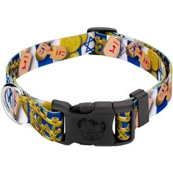 Country Brook Design Deluxe Happy Hanukkah Dog Collar Limited Edition - Made In the U.S.A.