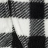 plaid black & white