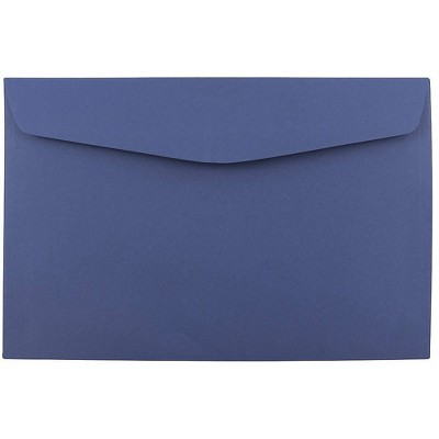 JAM Paper 6 x 9 Booklet Envelopes Presidential Blue 263917209