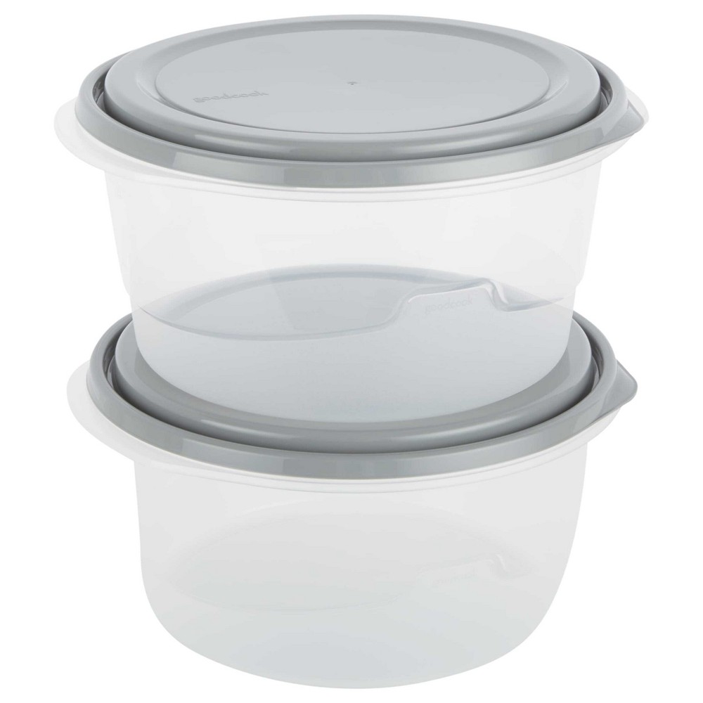 Photos - Food Container GoodCook EveryWare Round 15.7 Cups Food Storage Container - 2pk