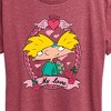 Women's - Hey Arnold! - Valentine's My Love Short Sleeve Graphic T-Shirt - 2 of 4
