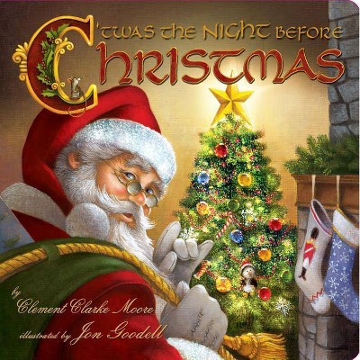 Twas the Night Before Christmas - by  Clement Clarke Moore (Board Book)