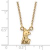 Black Bow Jewelry 14k Yellow Gold Plated Sterling Silver Alpha Xi Delta Greek Life Necklace 18 Inch - 2 of 4