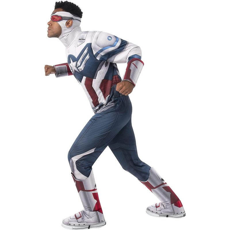 Marvel Falcon Captain America Deluxe Mens Costume, 2 of 3
