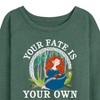 Women's - Disney - Merida Your Fate Is Your Own Lightweight French Terry Wide Neck Long Sleeve Shirt - 2 of 4