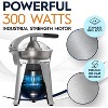 Eurolux Die Cast Stainless Steel Electric Citrus Juicer, 300W of power, 2 Filters - 3 of 4