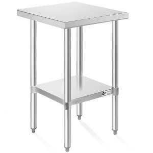 KUTLER Stainless Steel Table for Work and Prep, NSF Heavy Duty Commercial Kitchen Table for Restaurant - 1 of 4