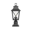 YUHAO Garden Yard Patio Path Anti-Rust Waterproof Outdoor Post Light Modern 19.8 in. Black(1 PACK) - 4 of 4