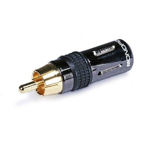 Monoprice 3.5mm TS Mono Plug to RCA Jack Adapter Gold Plated