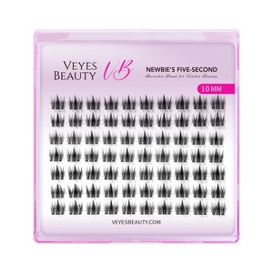 VEYESBEAUTY Manga 10-14mm Lash Clusters Individual Eyelash Extensions DIY False Eyelashes Lash Tray - 1 of 3