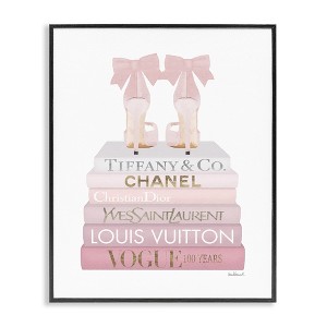 Stupell Industries Chic Shoes Glam Bookstack, 24" x 30" - 1 of 4