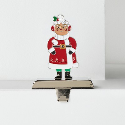 Enamel Mrs. Claus Christmas Stocking Holder - Wondershop™