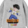 Dragon Ball Z Crew Neck Long Sleeve Athletic Heather Youth Sweatshirt - image 2 of 2