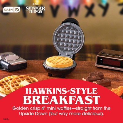 Netflix Stranger Things Dash Mini Waffle Maker ‼️has stains and possible broken or missing pieces ‼️