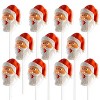 Zeesy Santa Lollipops – 12 Pack of Individually Wrapped Holiday Lollipops – Christmas Party Favors & Stocking Stuffers - 2 of 4