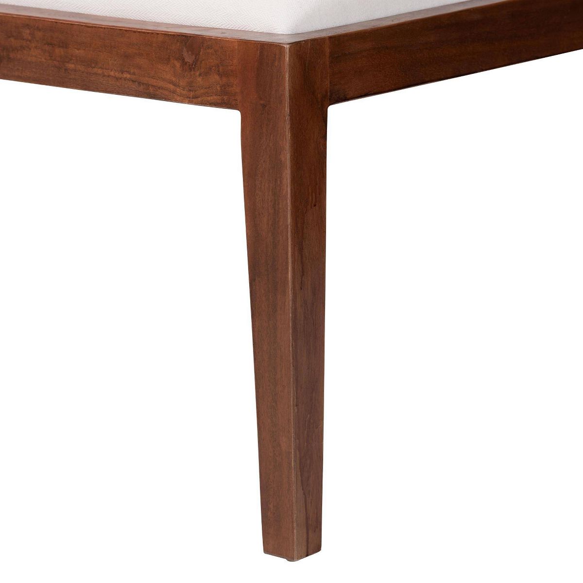 bali & pari Okinawa 2  Piece Corner Bench Set with Cushion Light Honey/Light Brown/White - thumbnail 4