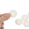 Unique Bargains Resin Snap Fastener Round Flat 4-Hole Sewing Buttons 10 Pcs - 4 of 4