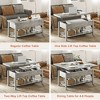 WOWLIVE Lift Top Coffee Table, 4-in-1 Multi-Function and Large Coffee Table with Storage, CT004 - 4 of 4