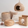 Gulches Water Hyacinth Woven Wicker Square Cat Bed Cave - 13" x 13" x 13" - For Small and Medium Cat Breeds and Chihuahua - 3 of 4