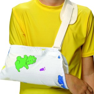 OTC KidsLine Arm Sling, Shoulder Cradle Style Support, Fun Print - 1 of 4