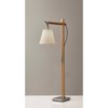 53" x 61" 3-way Walden Floor Lamp Camel - Adesso: Adjustable Wooden Arm, Industrial Style, ETL Listed - image 4 of 4