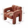 LOVMOR 31.10" Wide Boucle Upholstered Accent Chair - 4 of 4