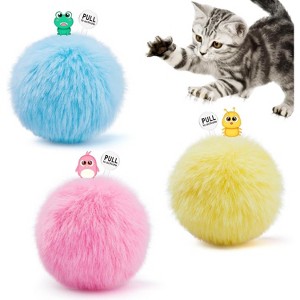 Potaroma Chirping Cat Toys Balls with SilverVine Catnip - 1 of 3