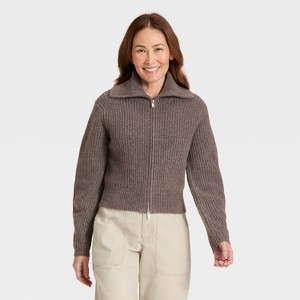 Women's Full Zip Cardigan - Universal Thread™ - 1 of 3
