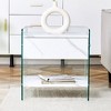 HDZNVF Nightstand with Drawers, White Color - 4 of 4