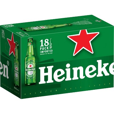 Heineken Original Lager Beer Beer - 18pk/12 fl oz Bottles