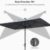 PURPLE LEAF Patio Umbrella Outdoor Table Umbrella Aluminum Frame Market Umbrella Sun Umbrella with 8 Sturdy Ribs - 2 of 4