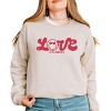 Simply Sage Market S.W.Smiley Love Cursive Sweatshirt - 2 of 4