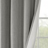 PAGED Printed Heathered Slub Blackout Curtain for Bedroom,Window Curtain Panel with Grommet Top,Living Room Curtains Machine Washable - 4 of 4