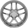 OE Wheels LLC CV04-17095-5475-54C Chrome Wheel Painted (17 x 9.5 inches /5 x 120 mm, 54 mm Offset) - 2 of 3